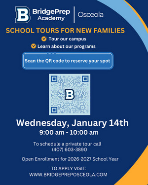 ⭐School Tours for New Families /  ⭐Visitas Escolares para Familias Nuevas